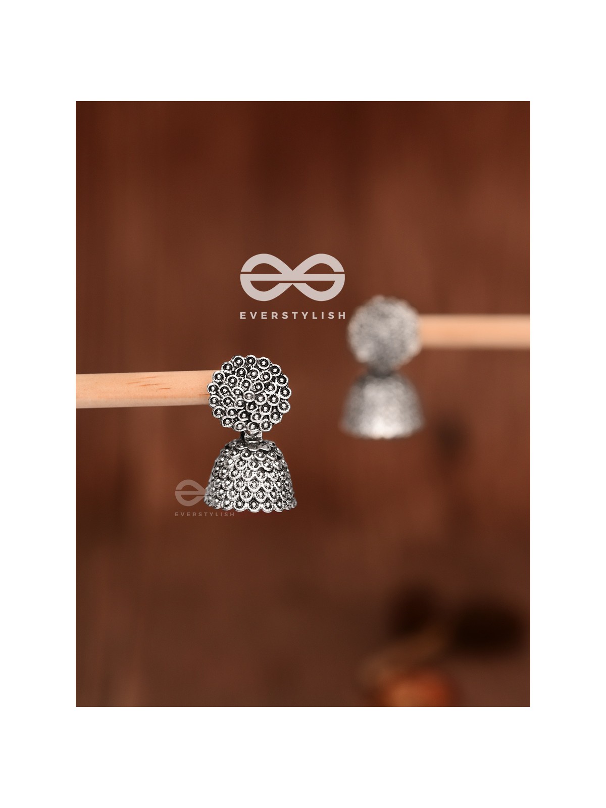 The Little Cute Floral Jhumkis - Tiny Trinket Earrings