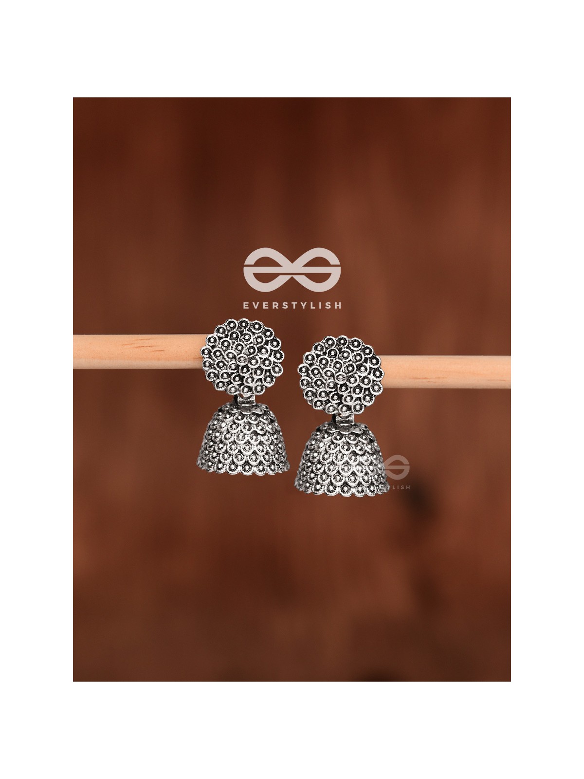 The Little Cute Floral Jhumkis - Tiny Trinket Earrings