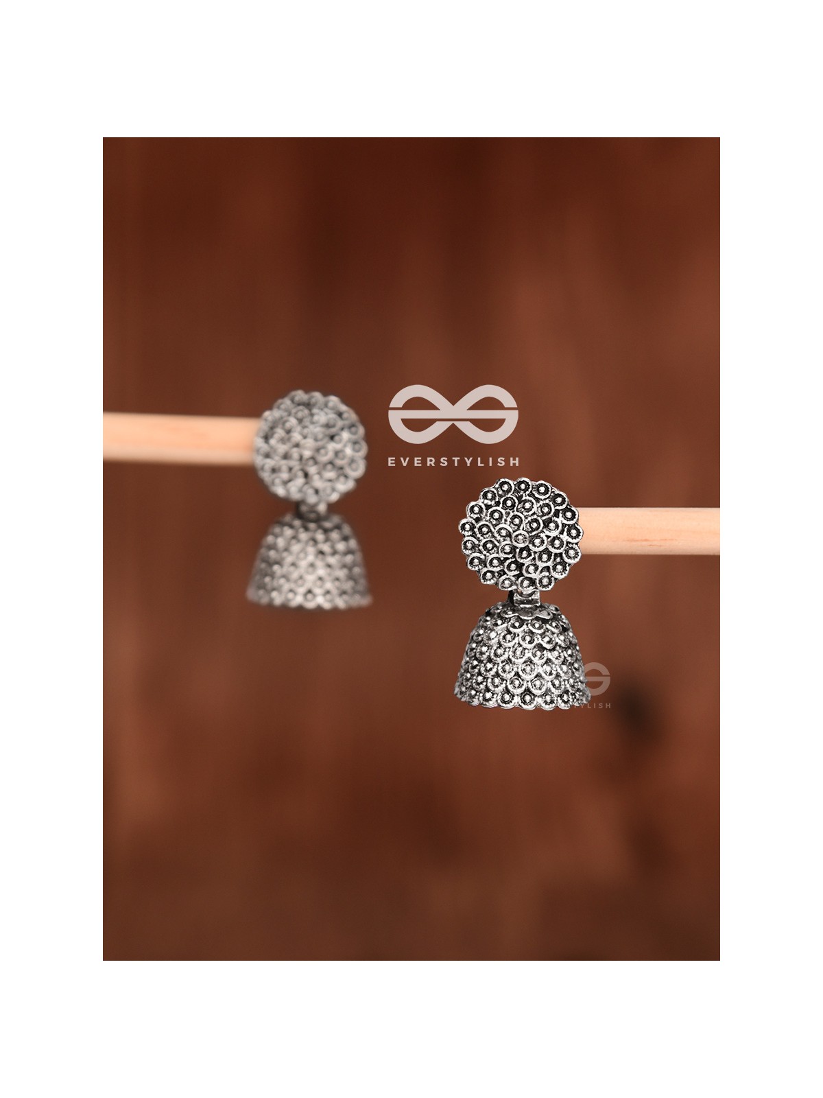The Little Cute Floral Jhumkis - Tiny Trinket Earrings