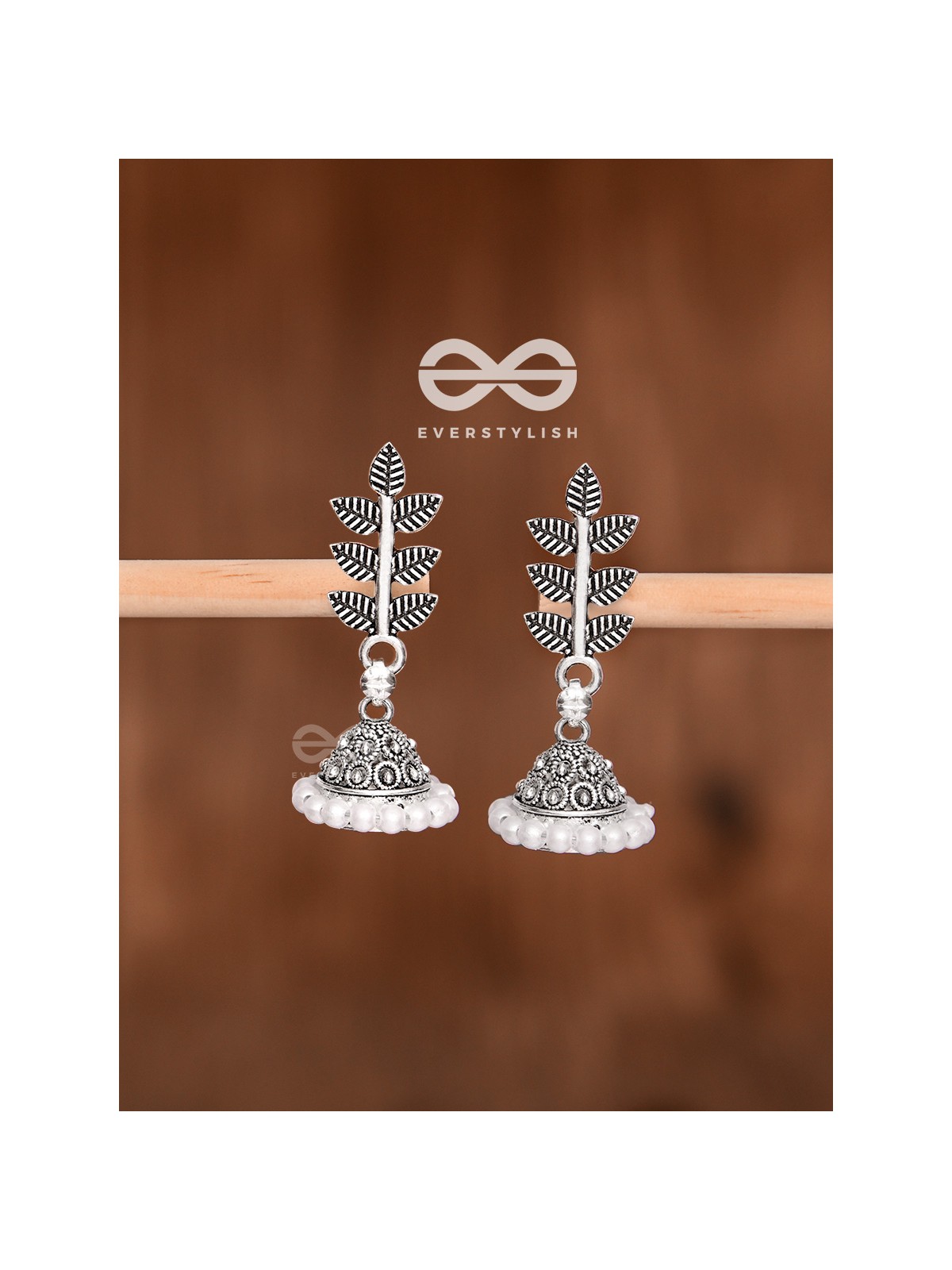The Little Branch Pearl Jhumki - Tiny Trinket Earrings