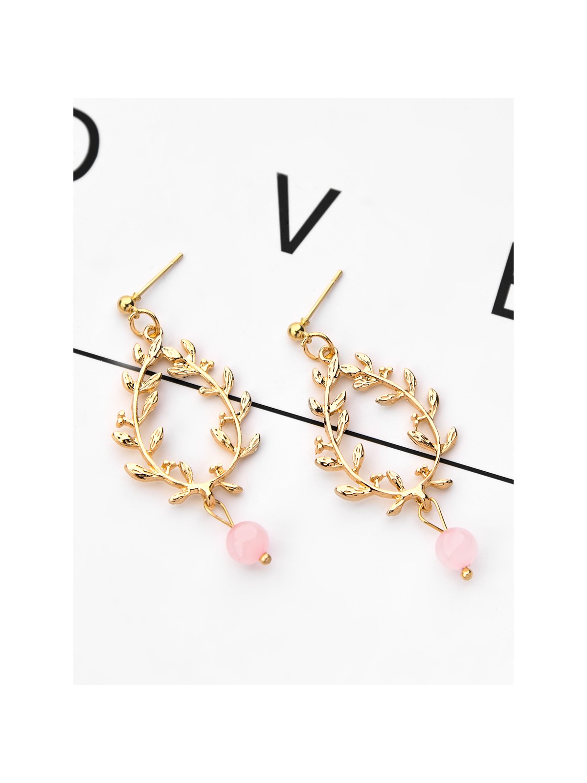 The Converging Golden Branches - Golden Casual Earrings