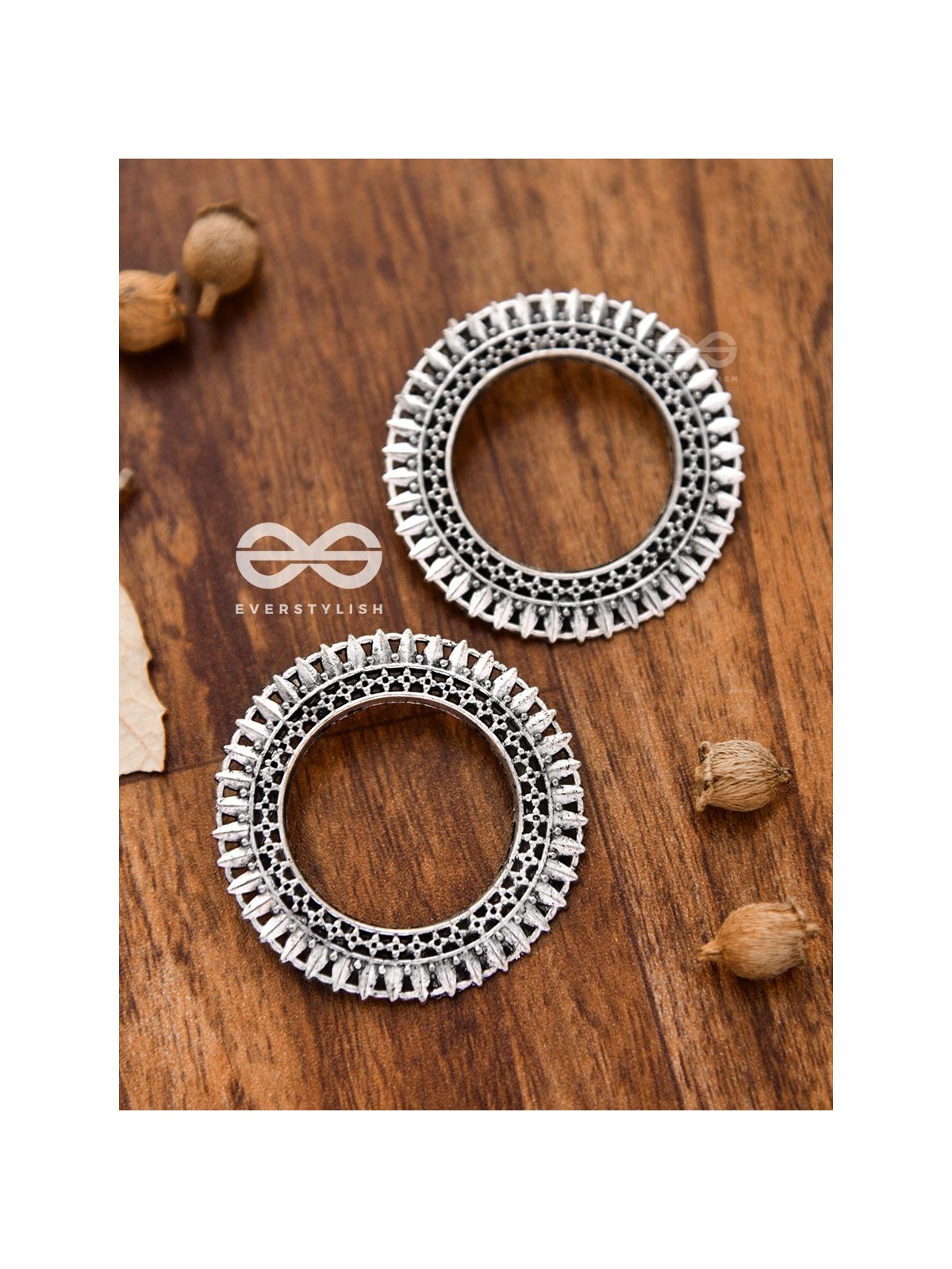 The Bohemian Tribals - Oxidised Boho Studs