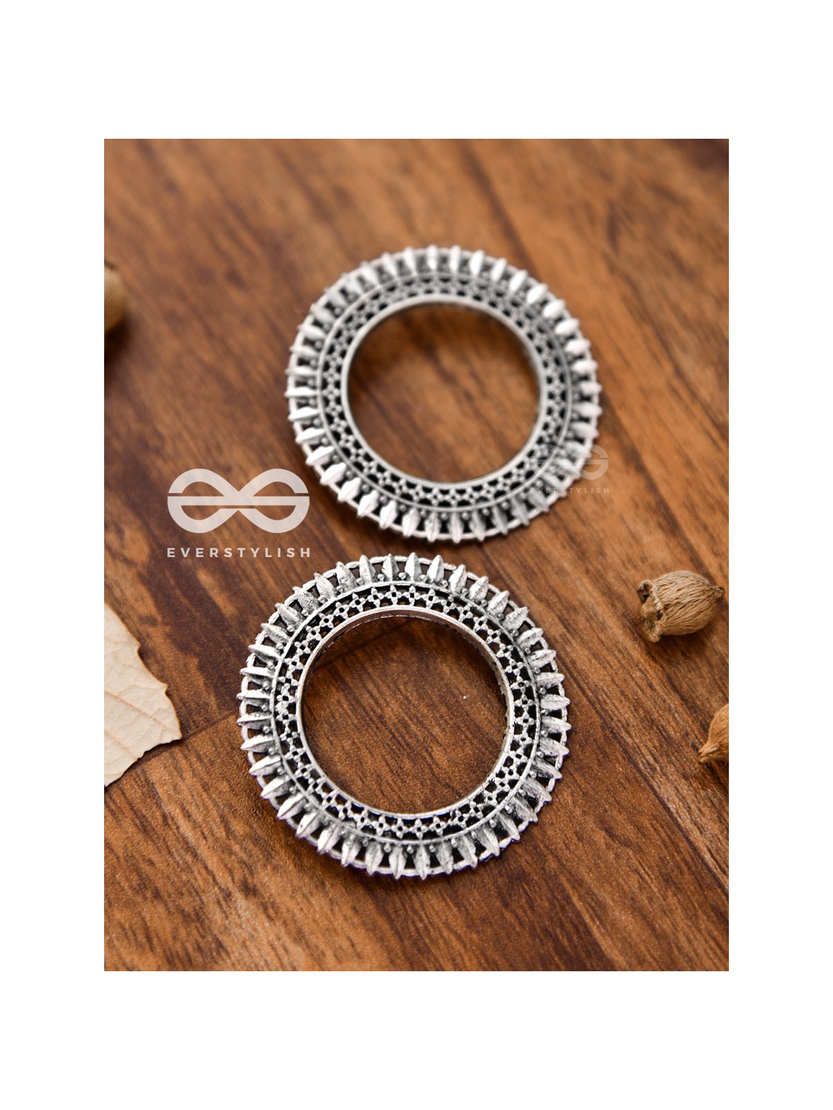 The Bohemian Tribals - Oxidised Boho Studs