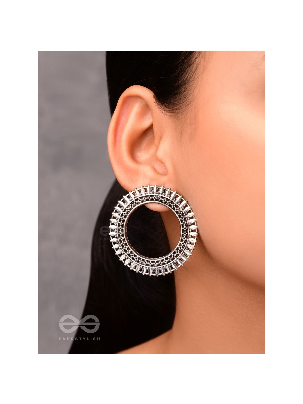 The Bohemian Tribals - Oxidised Boho Studs