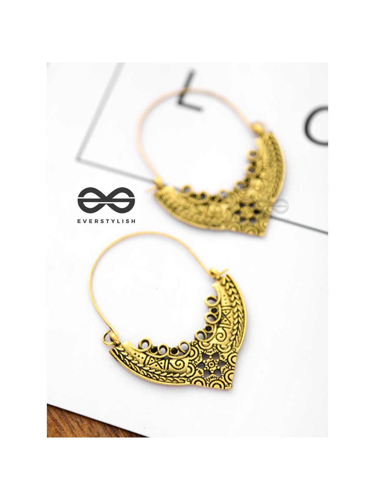The Vintage Elegance - Golden Boho Earrings