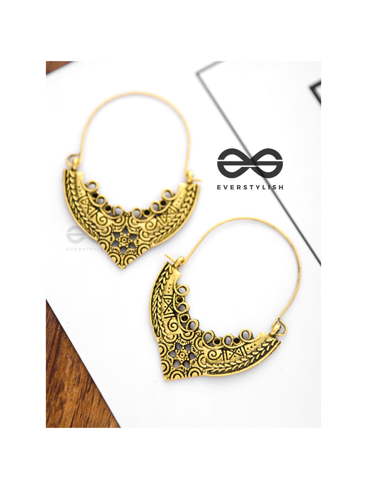 The Vintage Elegance - Golden Boho Earrings