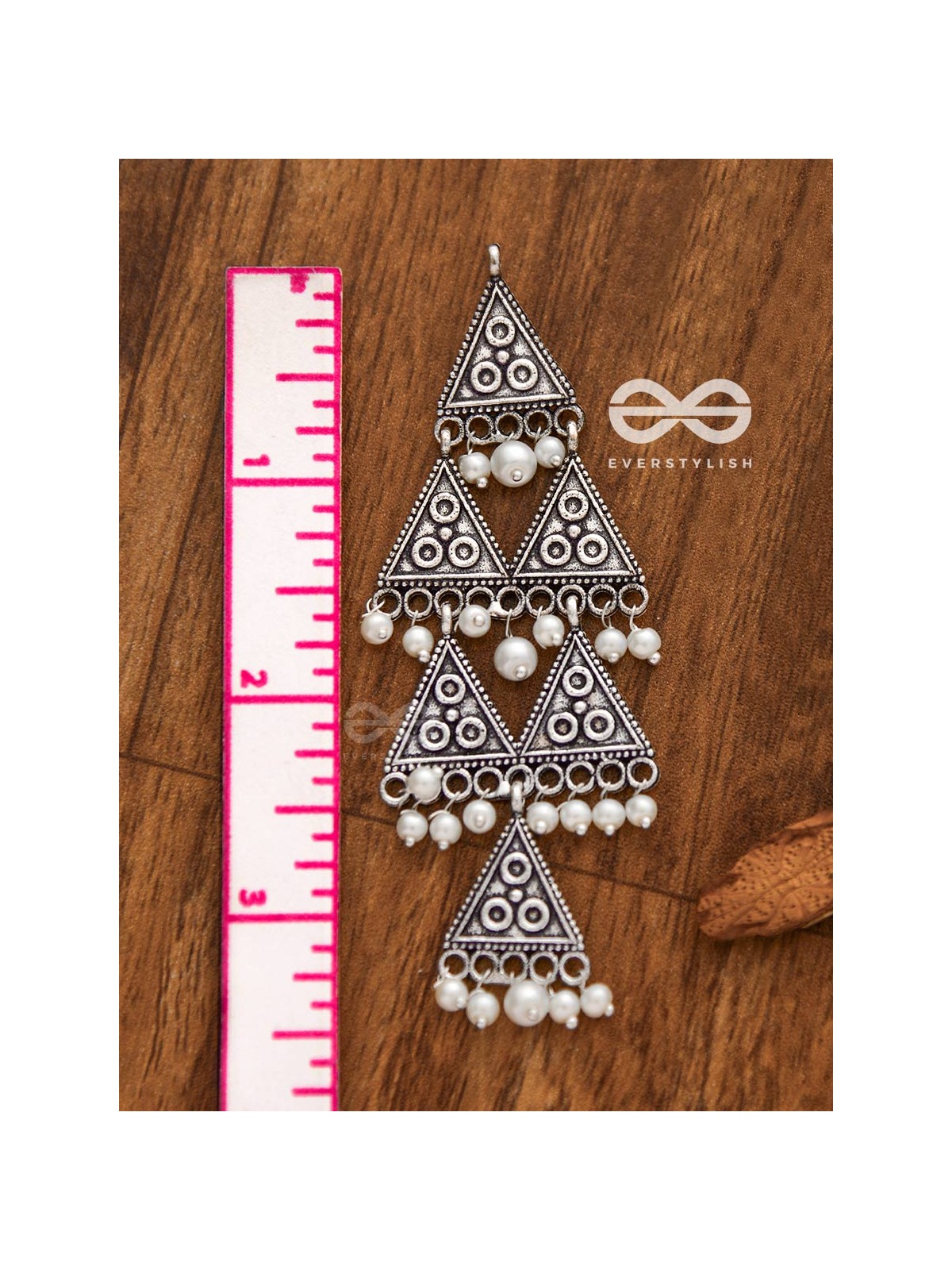 A Statement of Bohemian Geometry - Oxidised Boho Earrings