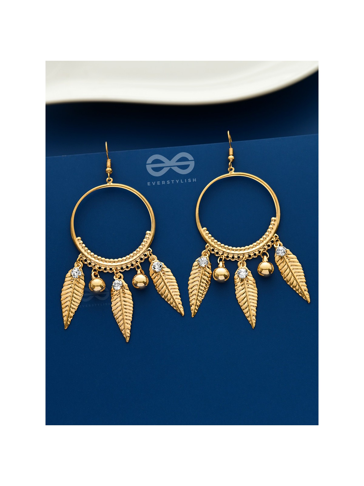 The Dangling Shimmery Leaves - The Golden Charm Collection