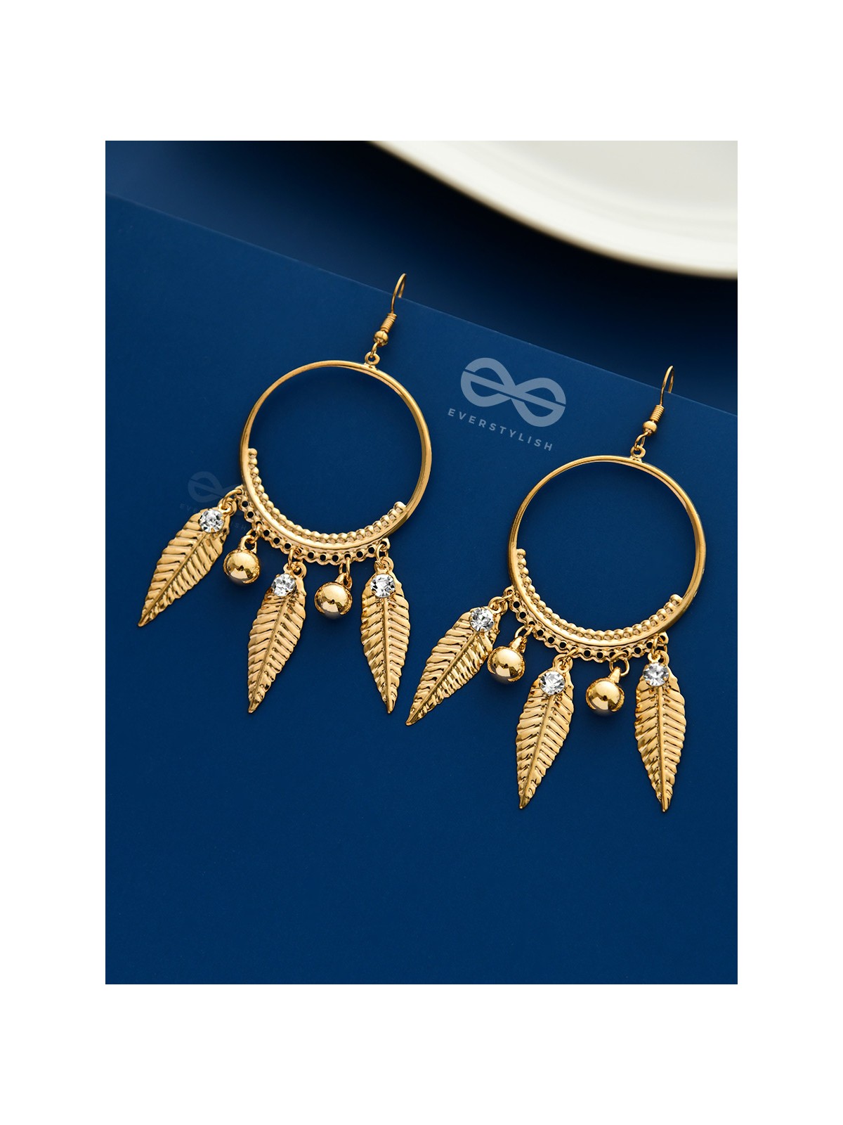 The Dangling Shimmery Leaves - The Golden Charm Collection