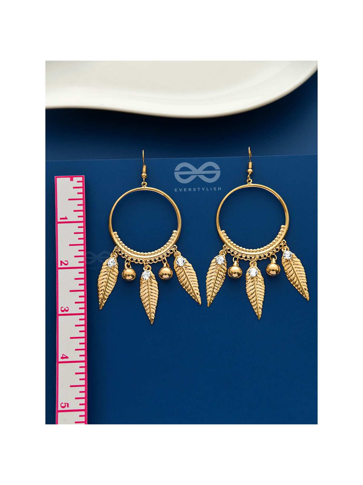 The Dangling Shimmery Leaves - The Golden Charm Collection