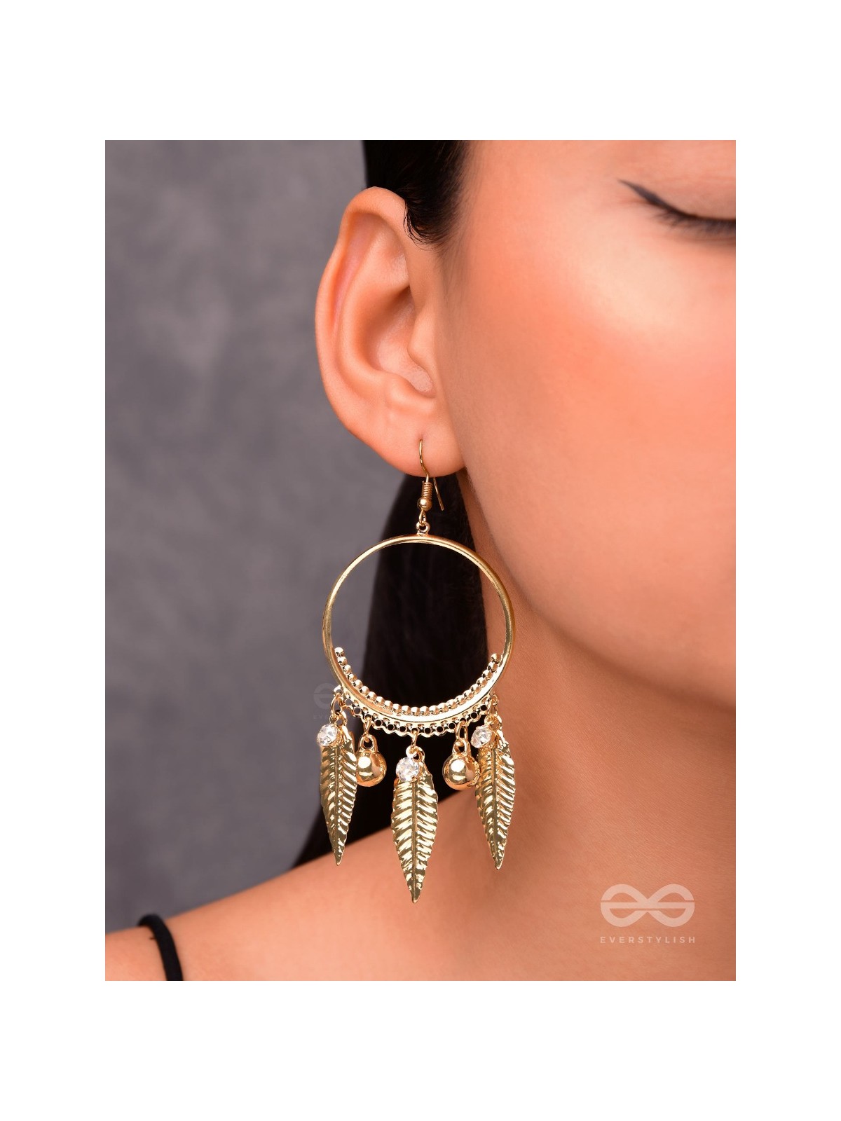 The Dangling Shimmery Leaves - The Golden Charm Collection