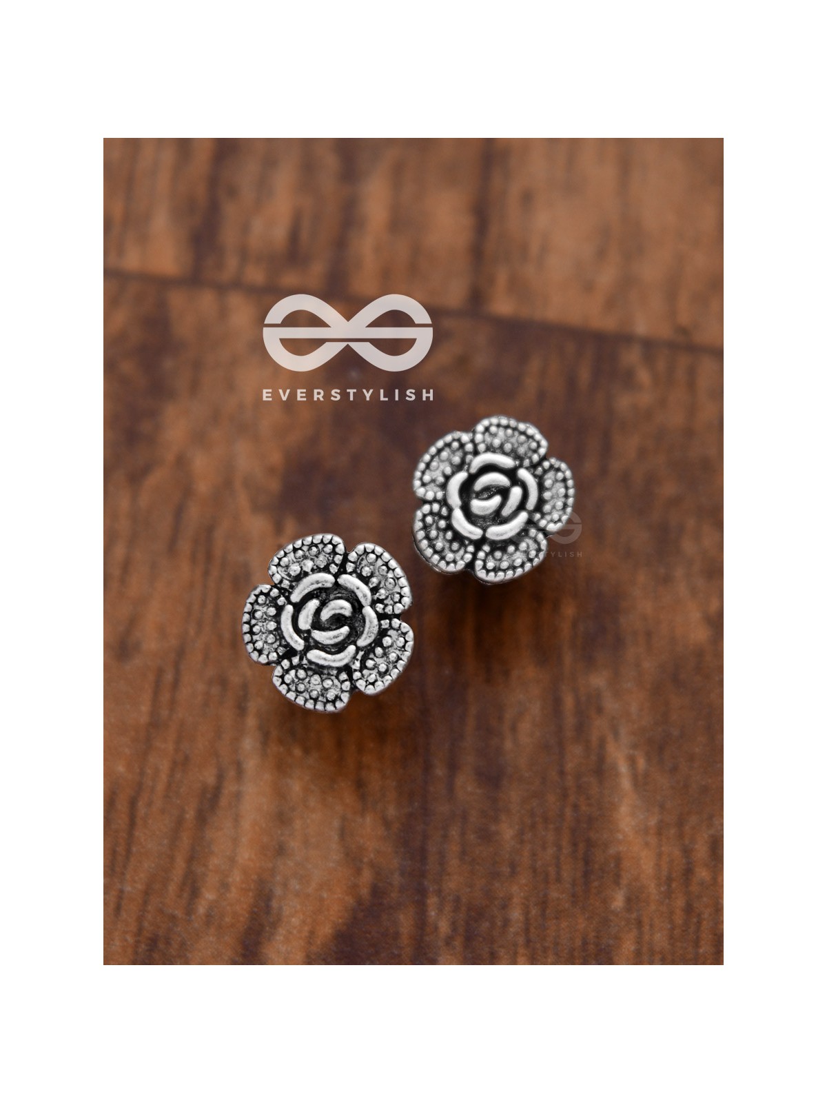 The Little Boho Floral Studs - Tiny Trinket Earrings
