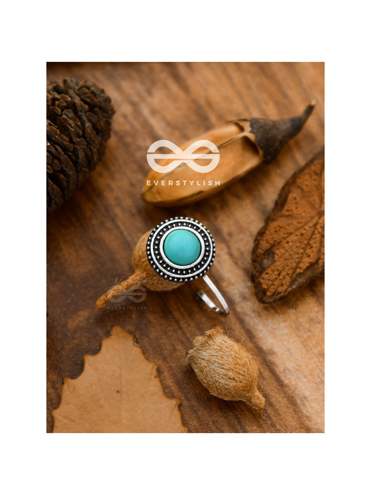 The Bohemian Statement - Turquoise Boho Nosering