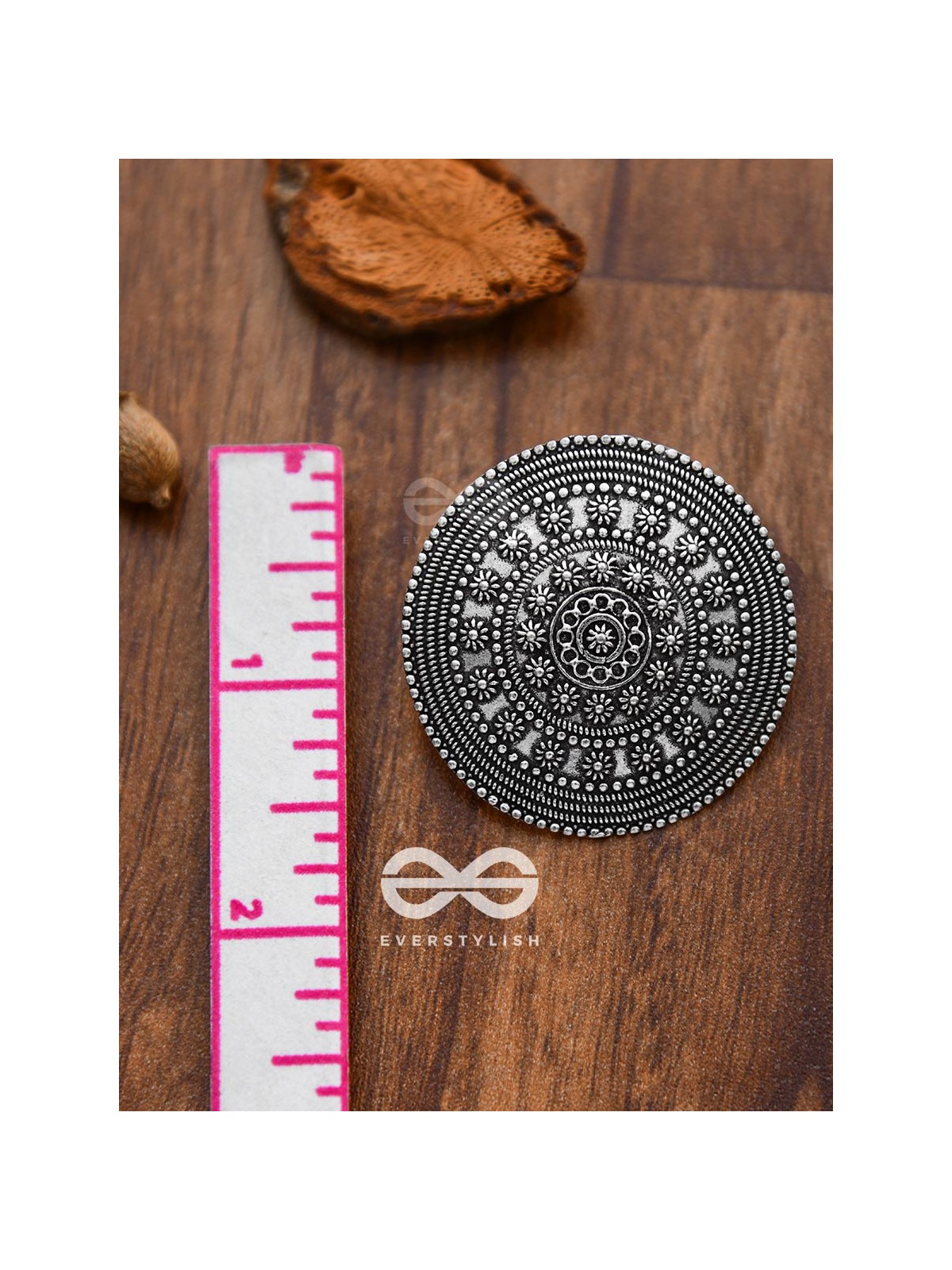 The Shield Of Flowers - Artistic Boho Studs