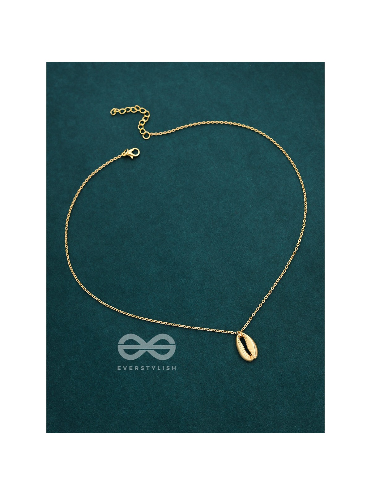 The Glamorous Golden Shell Necklace With Anti-Tarnish Coating