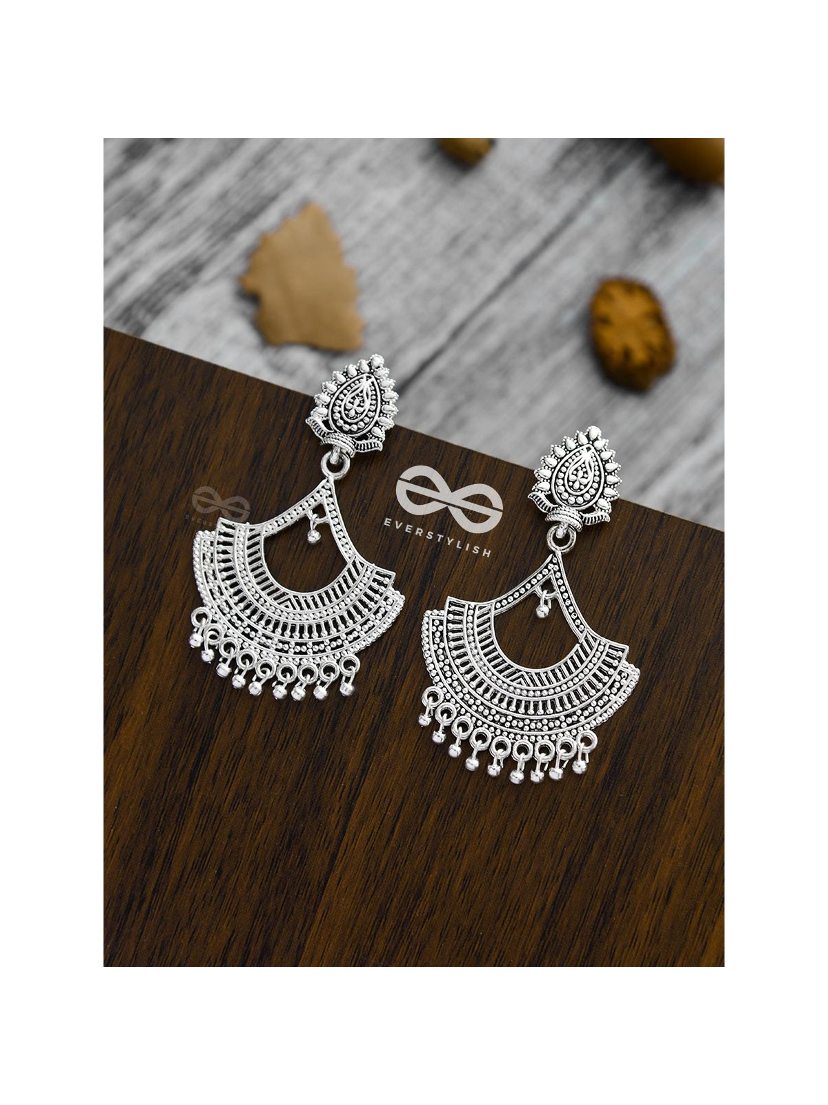 A Little Bohemian Elegance - Oxidised Boho Earrings