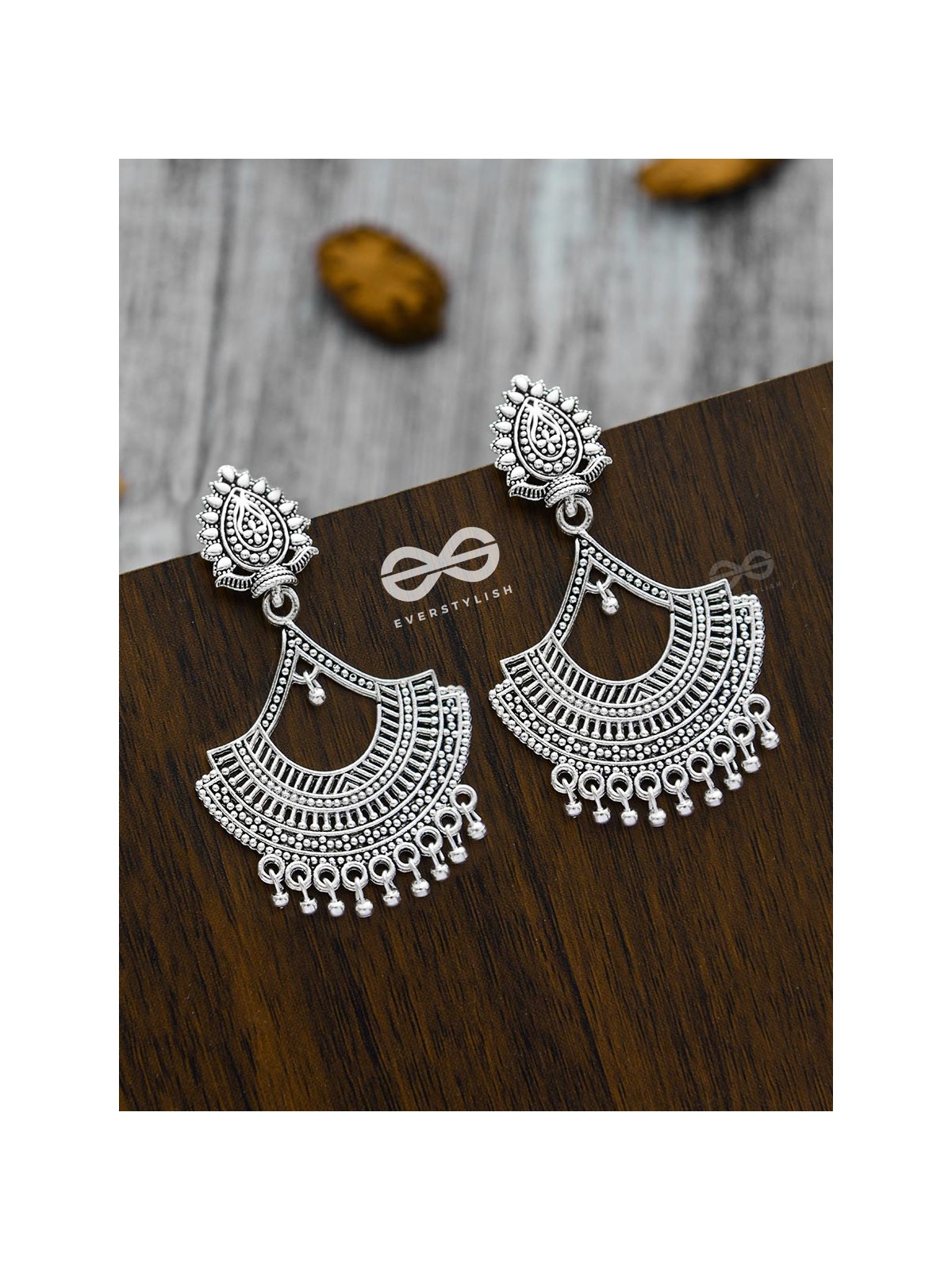 A Little Bohemian Elegance - Oxidised Boho Earrings