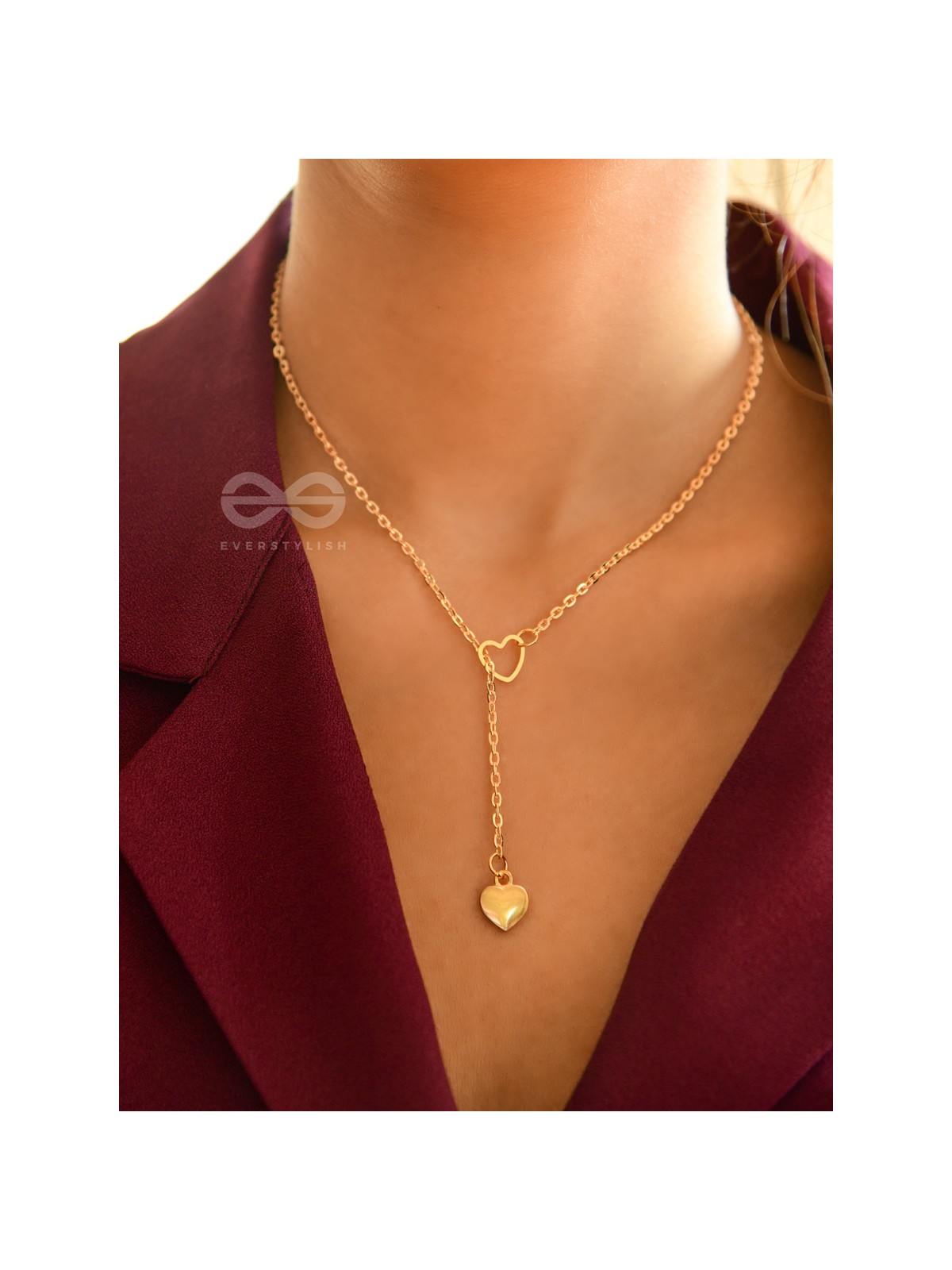 The Girl with a Golden Heart - Statement Neckpiece
