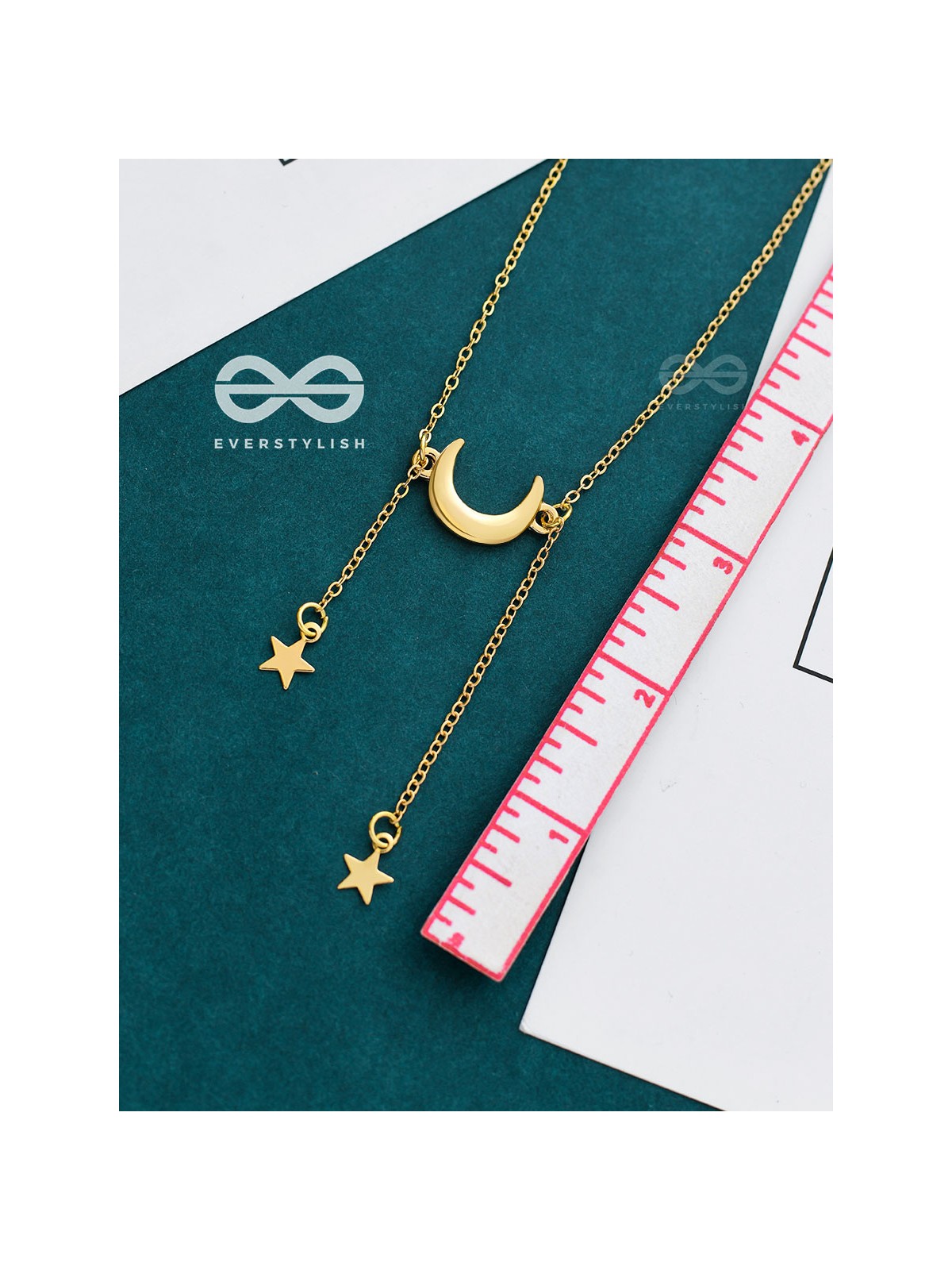 The Beauty Of The Night - Golden Statement Neckpiece With Anti-Tarnish Coating 