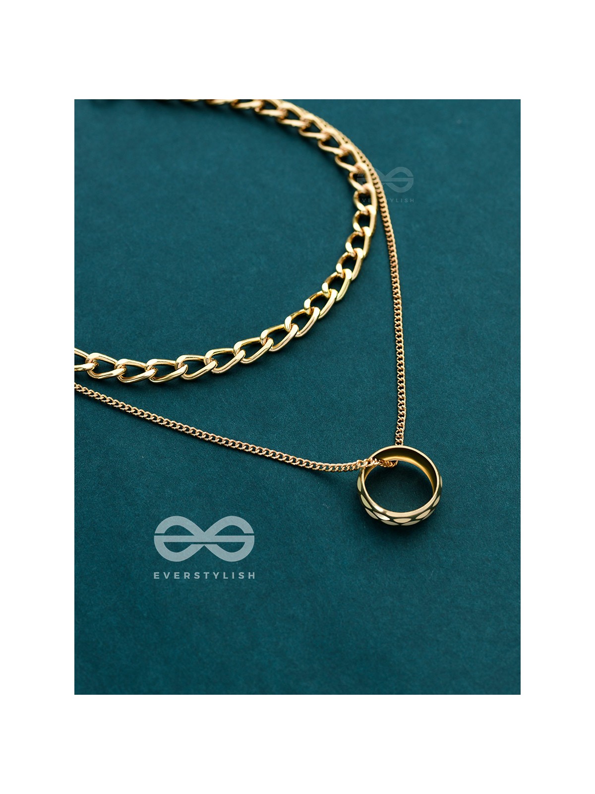 The Girl-Boss Statement - Golden Layered Neckpiece With Anti-Tarnish Coating 