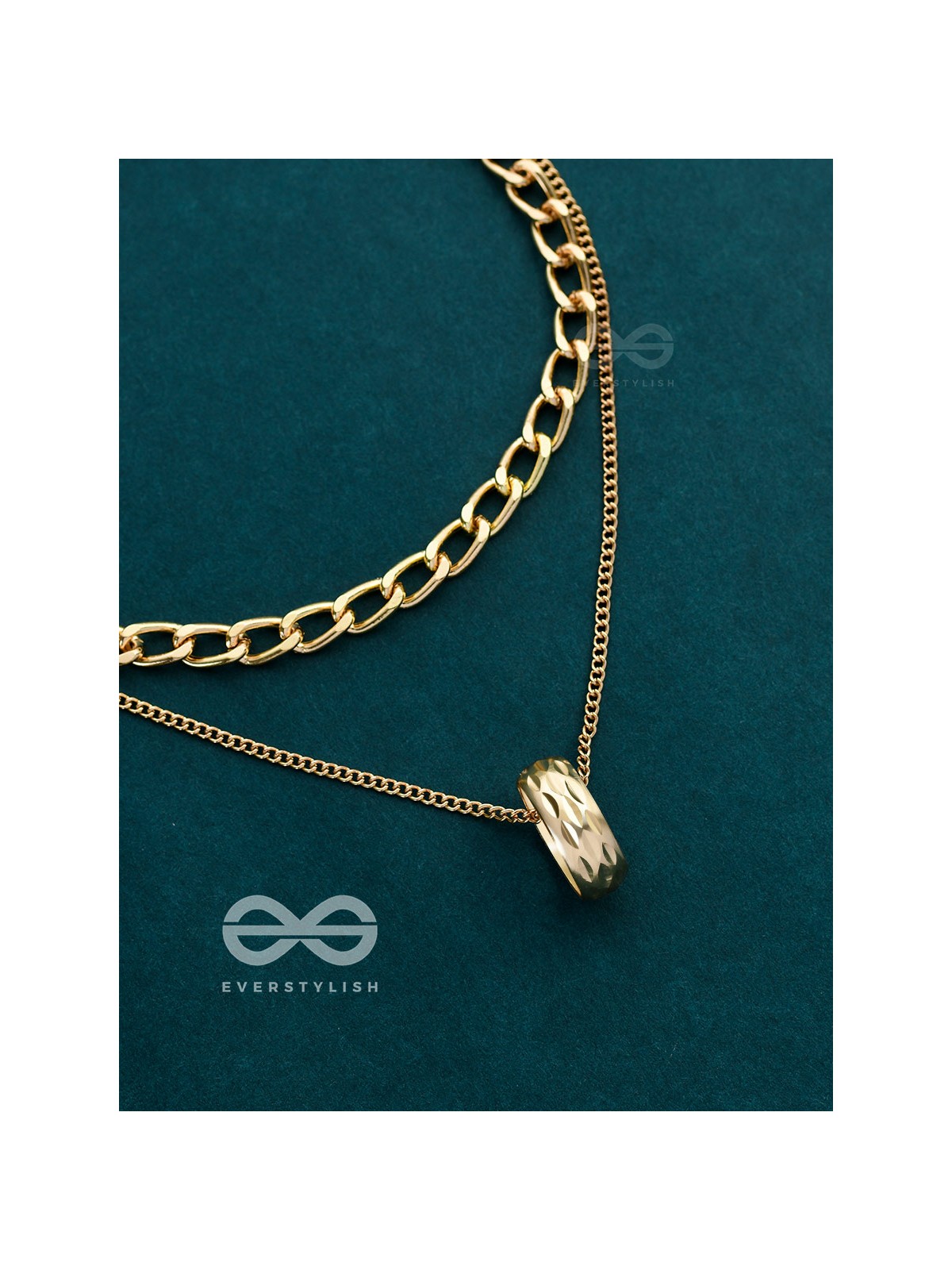 The Girl-Boss Statement - Golden Layered Neckpiece With Anti-Tarnish Coating 