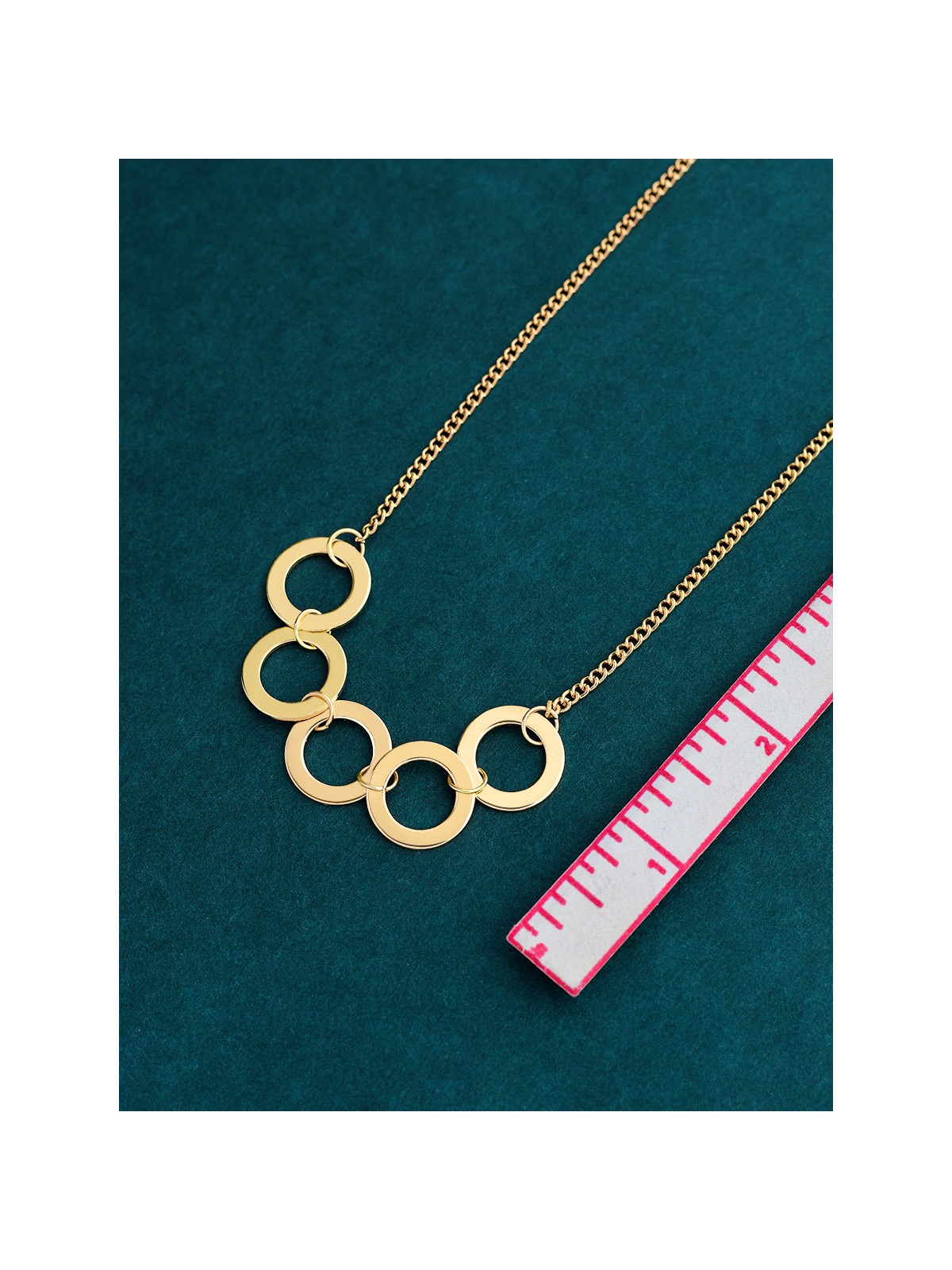 The Elegant Luxury - Golden Statement Neckpiece With Anti-Tarnish Coating 