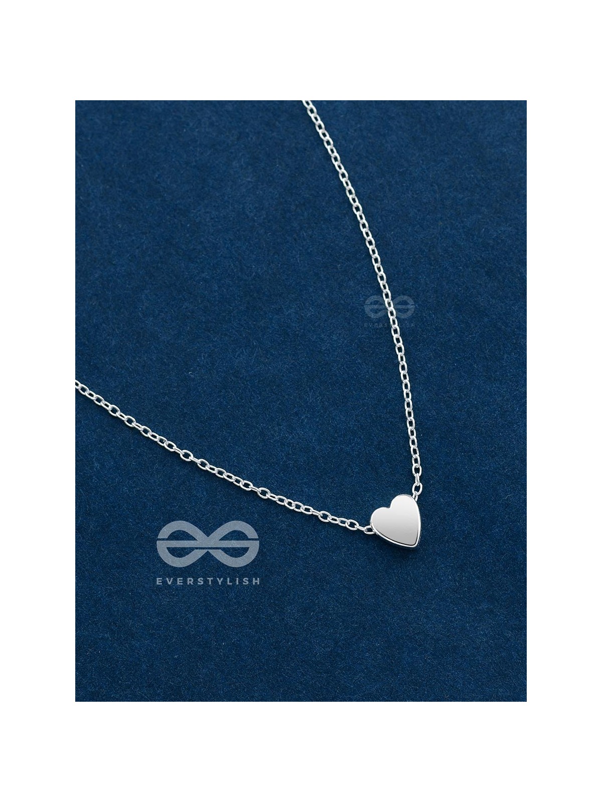 The Dainty Heart Neckpiece - Silver