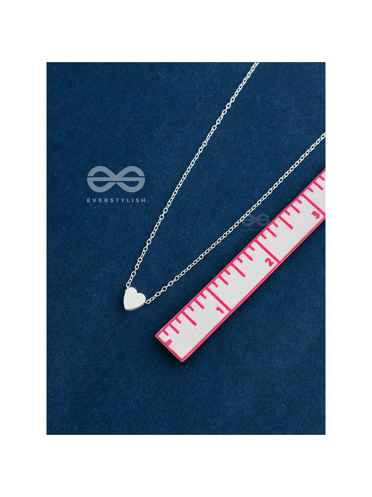 The Dainty Heart Neckpiece - Silver
