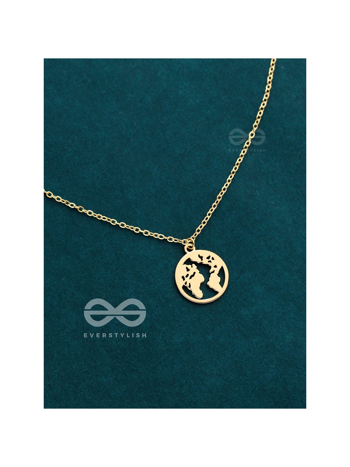 Citizen Of The Globe - Statement Golden Neckpiece With Anti-Tarnish Coating 