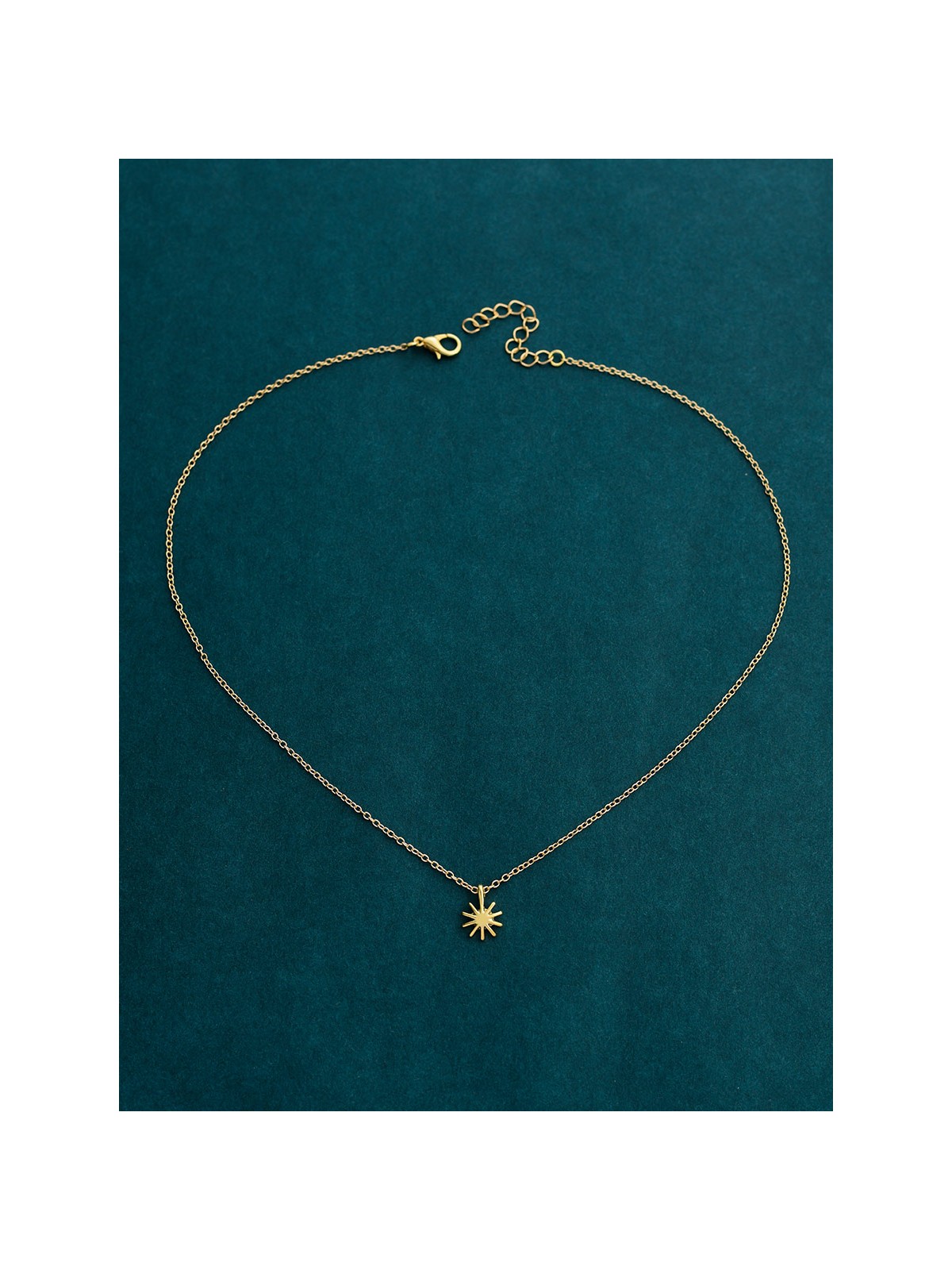The Dainty Sun Neckpiece - Golden