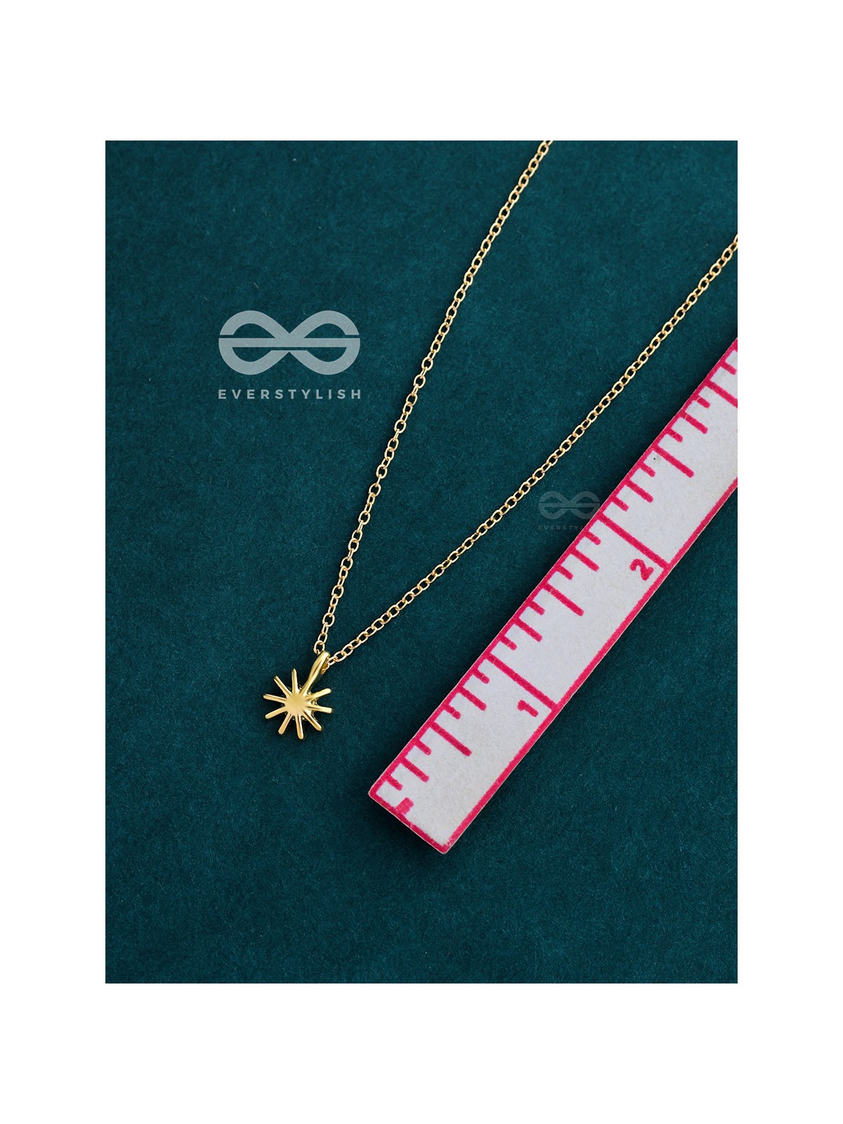 The Dainty Sun Neckpiece - Golden