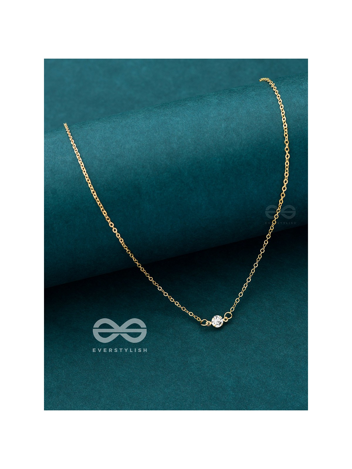 The Dainty Shimmer Neckpiece - Golden