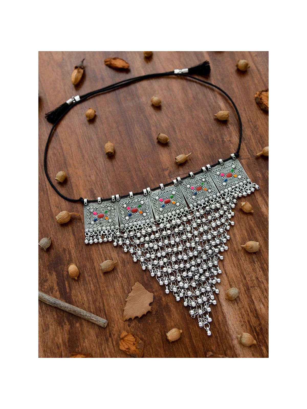The Statement Enamelled Jhaalar Choker
