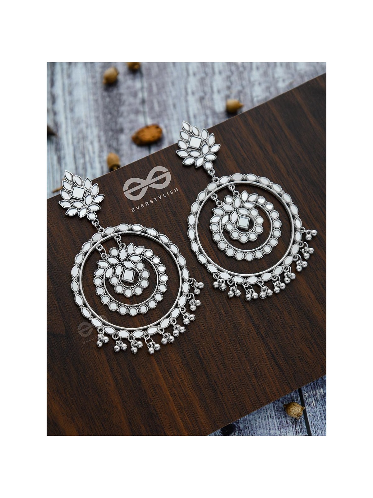 The Mirrors of Elegance - Statement Danglers