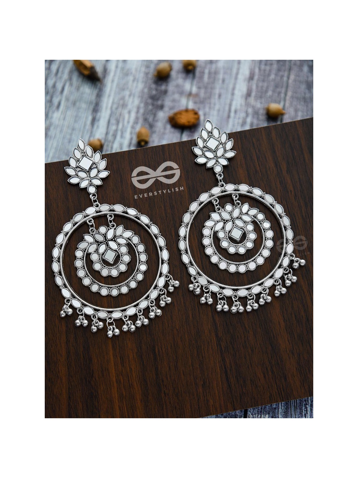 The Mirrors of Elegance - Statement Danglers