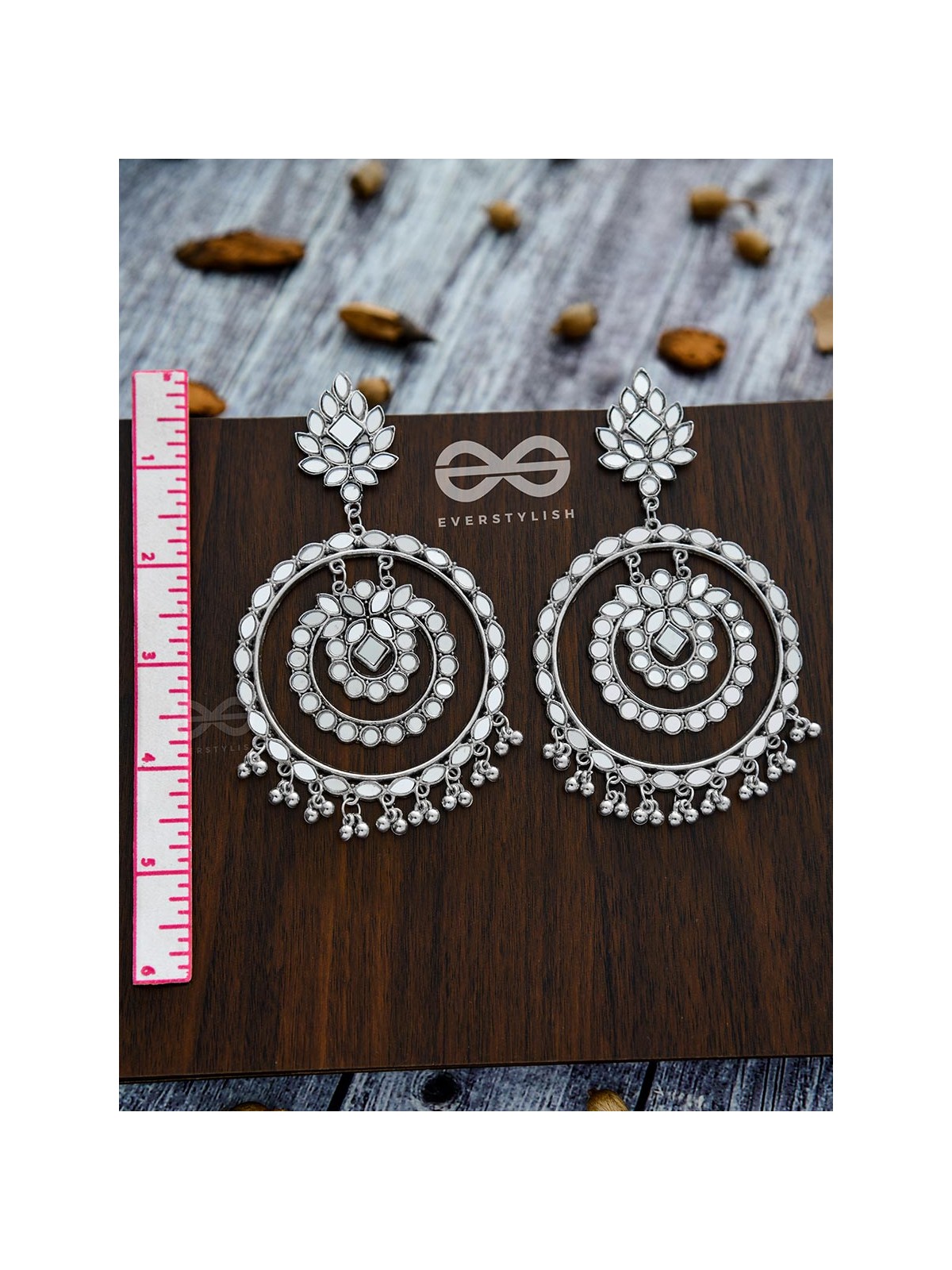 The Mirrors of Elegance - Statement Danglers