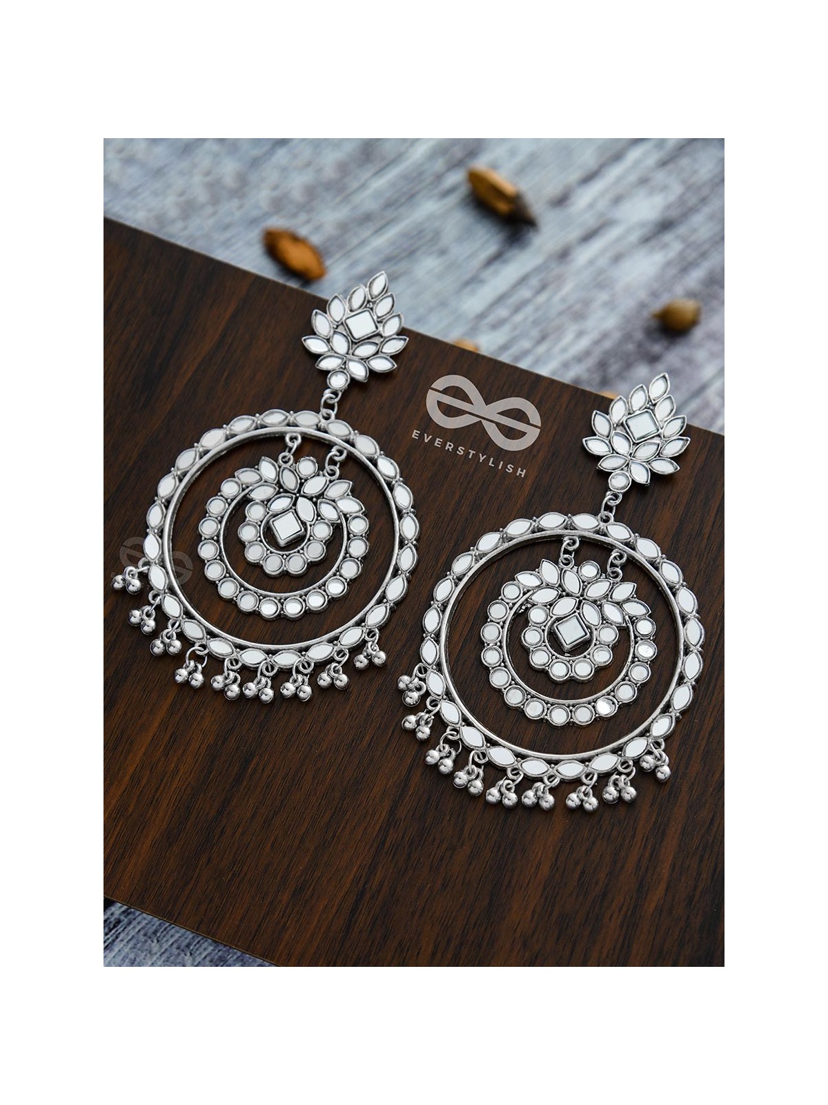 The Mirrors of Elegance - Statement Danglers