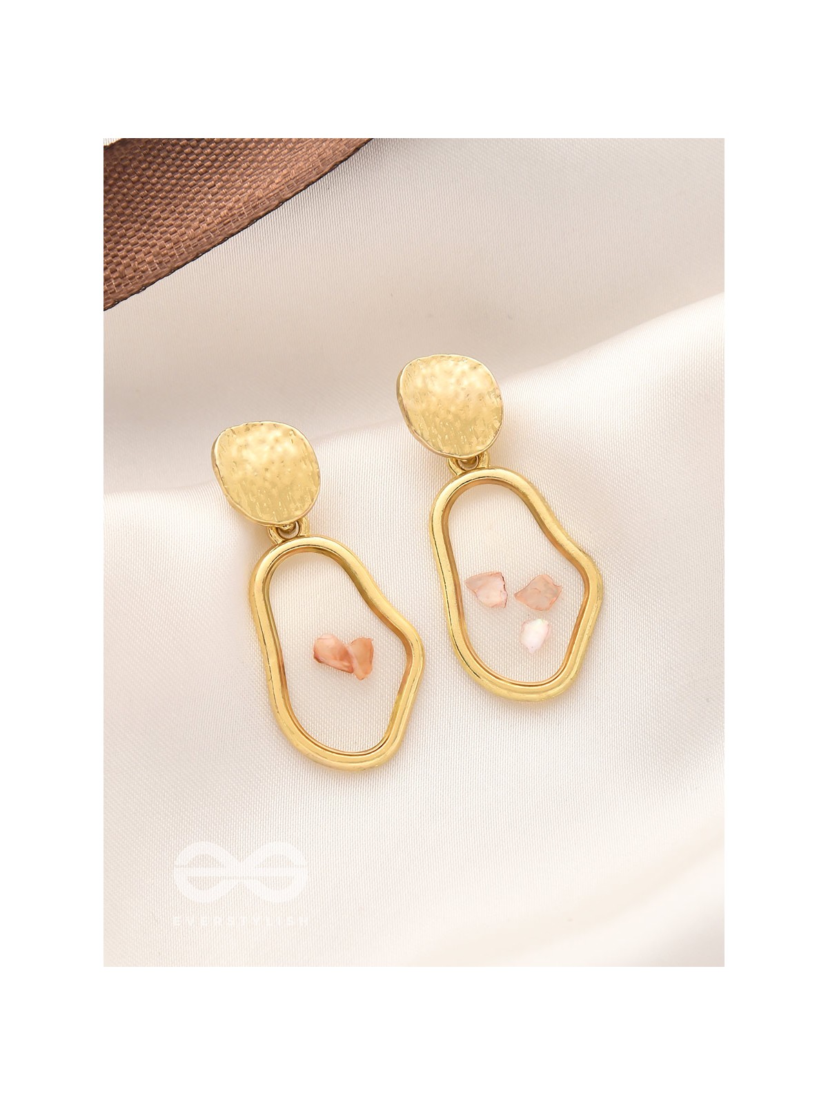 An Eclectic Delight - Golden Statement Earrings