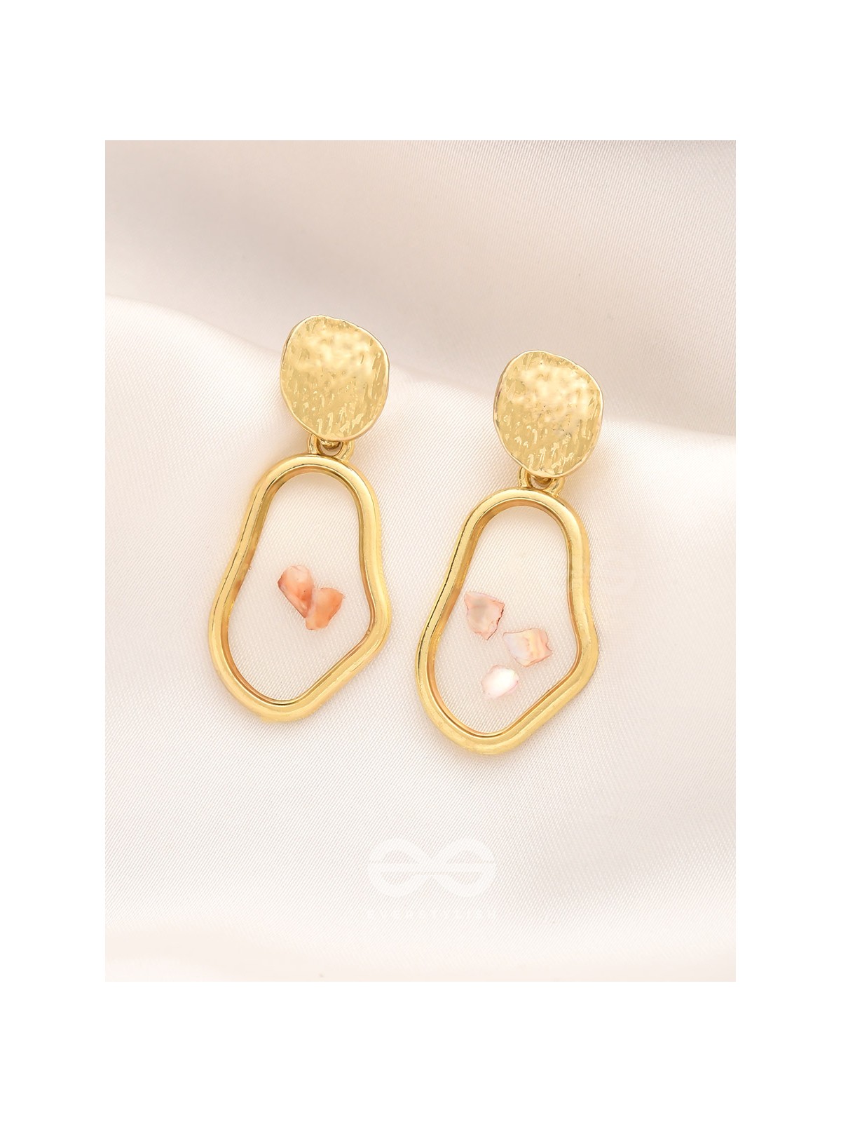 An Eclectic Delight - Golden Statement Earrings