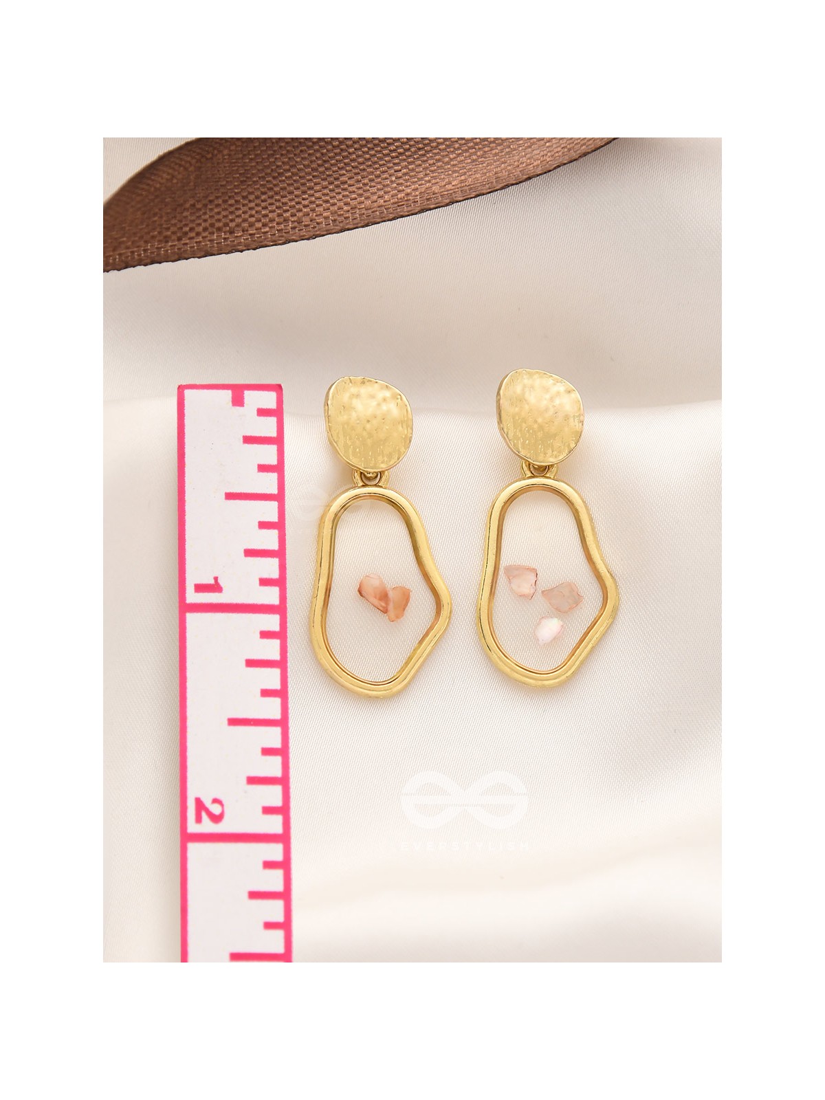 An Eclectic Delight - Golden Statement Earrings