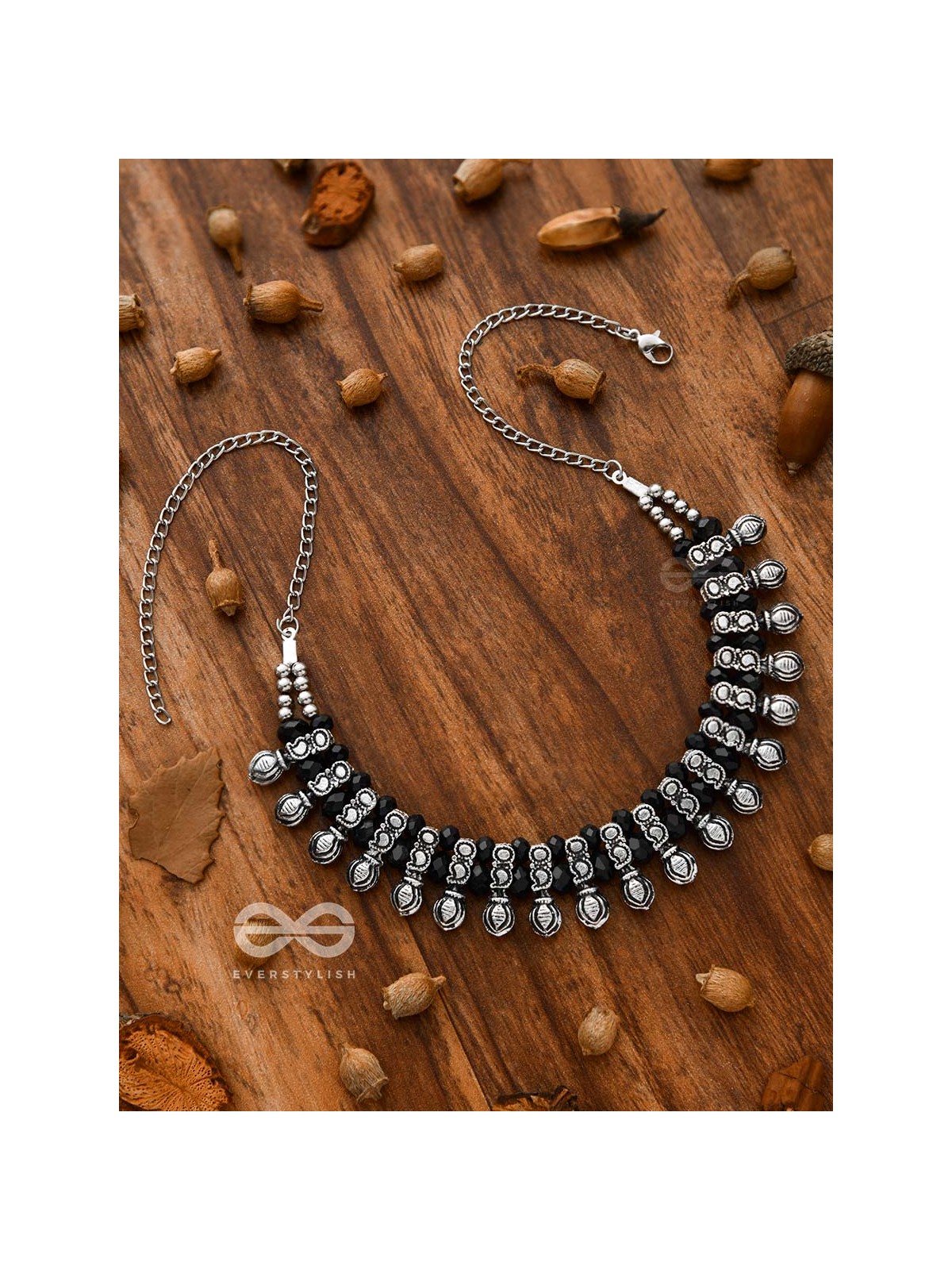The Bohemian Elegance - Oxidised Statement Neckpiece