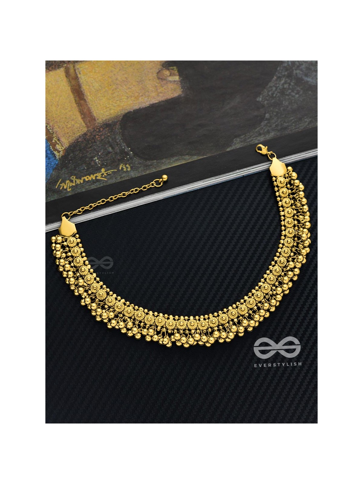 The Bohemian Classic - Oxidised Statement Necklace (Golden)