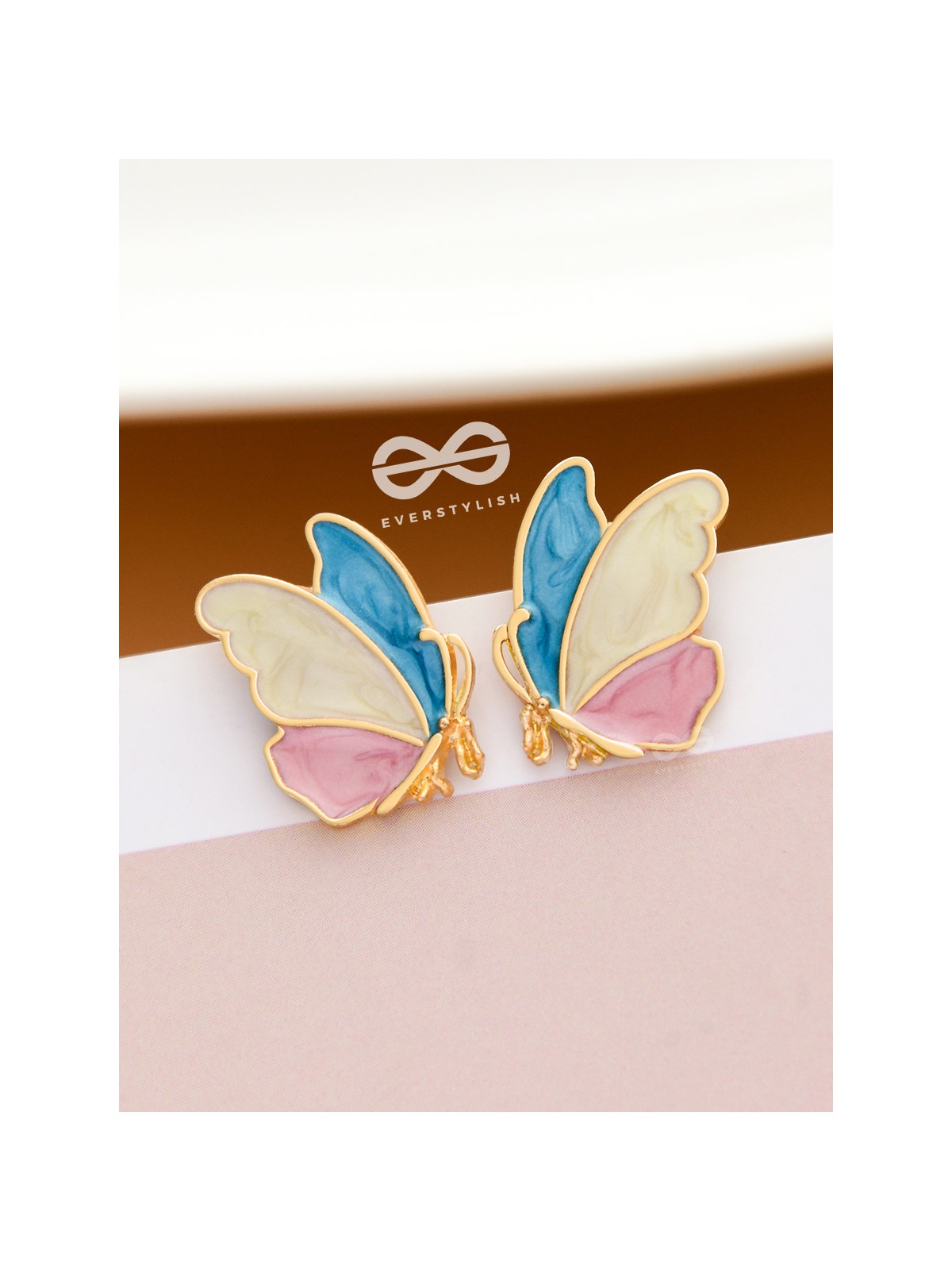 The Bewitching Butterflies - Statement Enamelled Studs