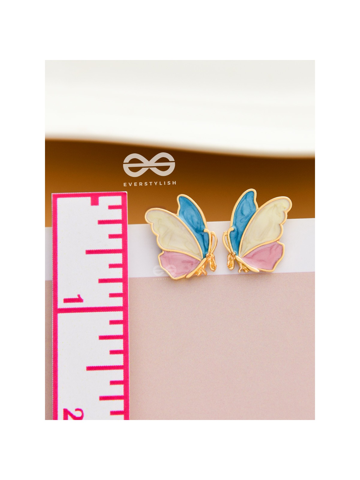 The Bewitching Butterflies - Statement Enamelled Studs