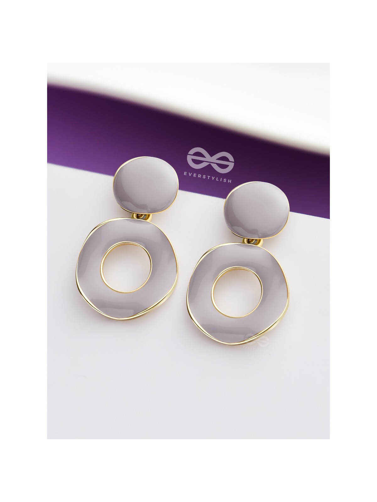 The Classy Glam - Statement Enammed Earrings