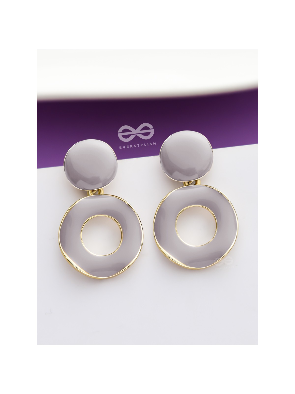 The Classy Glam - Statement Enammed Earrings