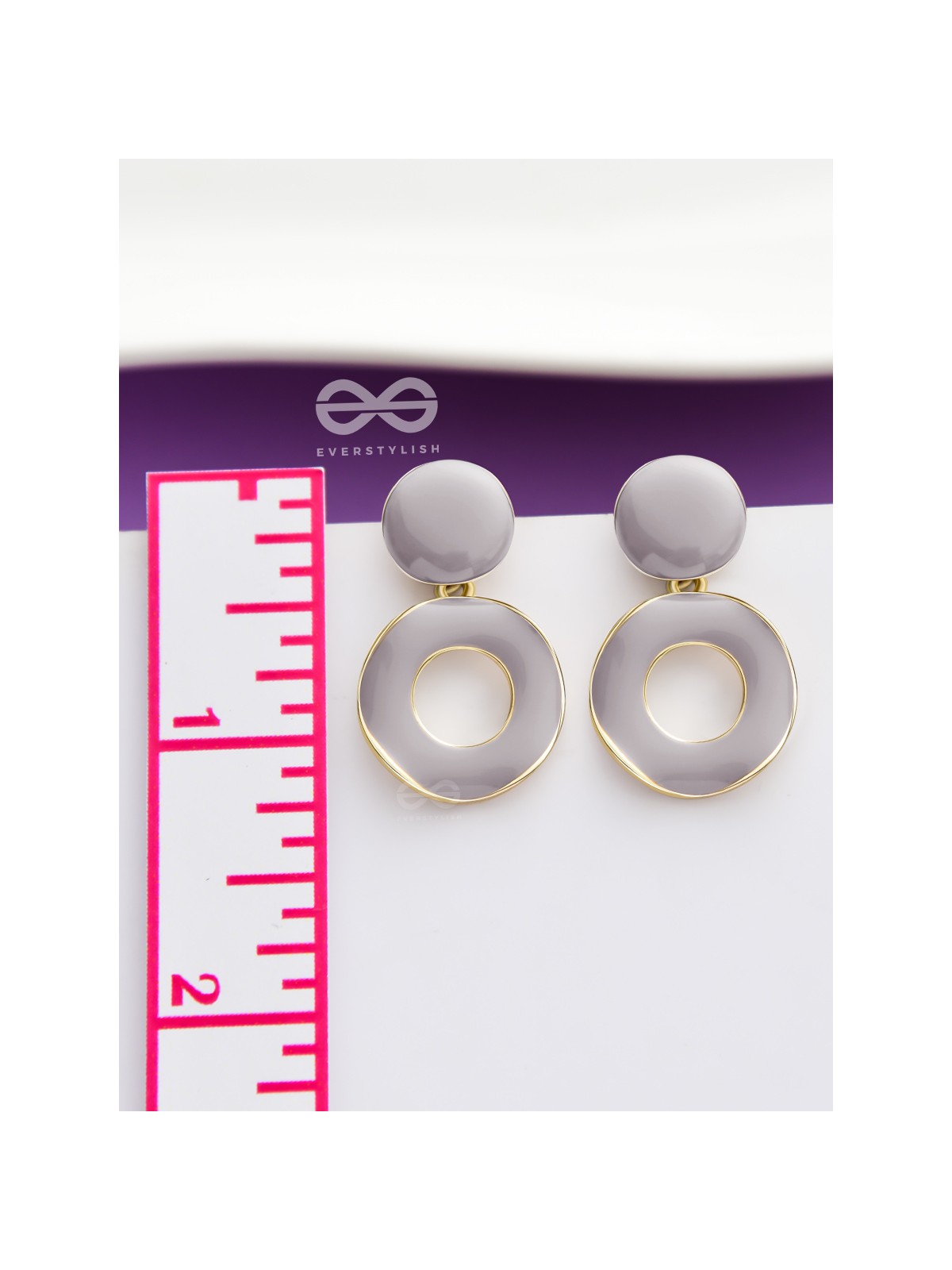 The Classy Glam - Statement Enammed Earrings