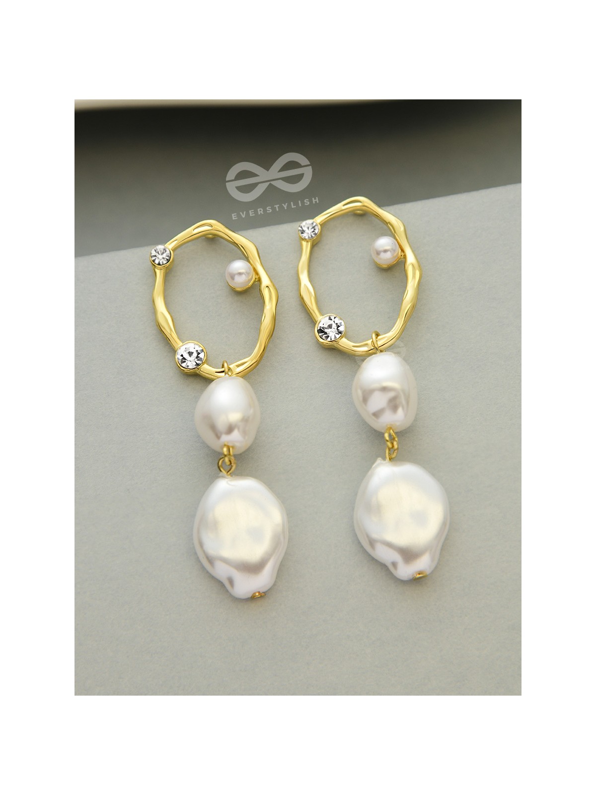 An Eclectic Delight - Statement Pearl Earrings