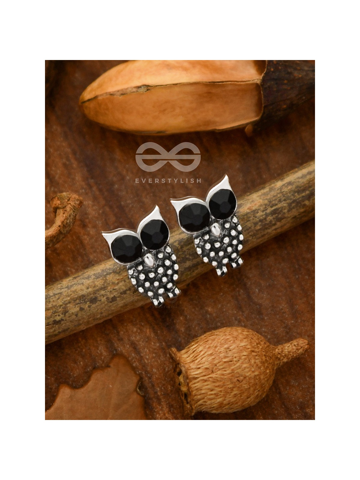 The Glimmering Owls - Tiny Trinket Earrings