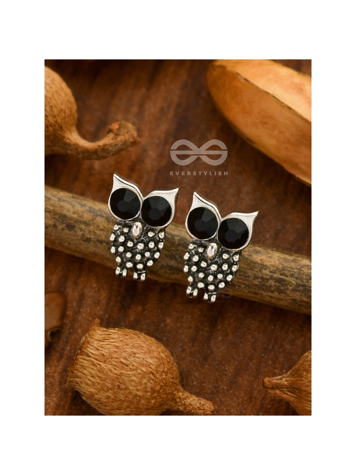 The Glimmering Owls - Tiny Trinket Earrings